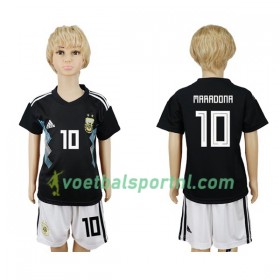 Argentinië Maradona 10 Kind Uit Tenue WK voetbal 2018